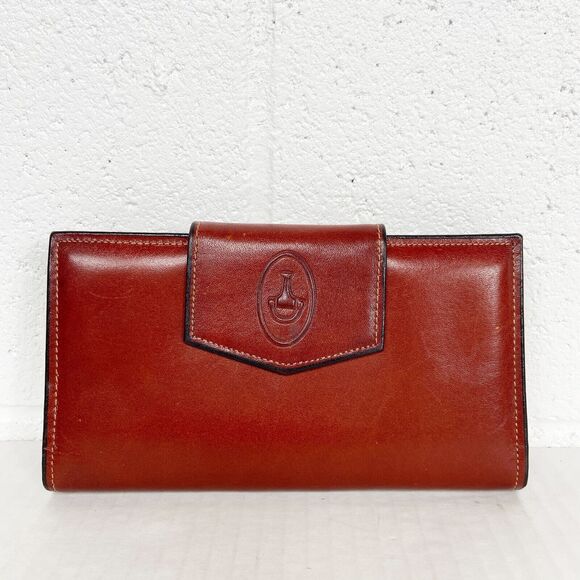 Vintage Capri Leather Wallet Brown Glove Cowhide Snap Closure Abraham & Strauss - Picture 1 of 11